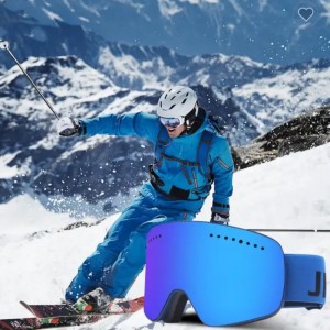 SKI GLASSES MAGNET